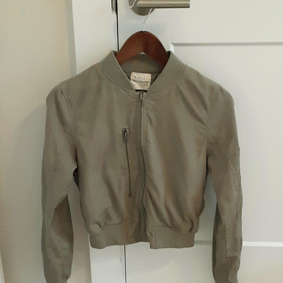 Olive Green Bomber Jacket - Picture 1 of 5